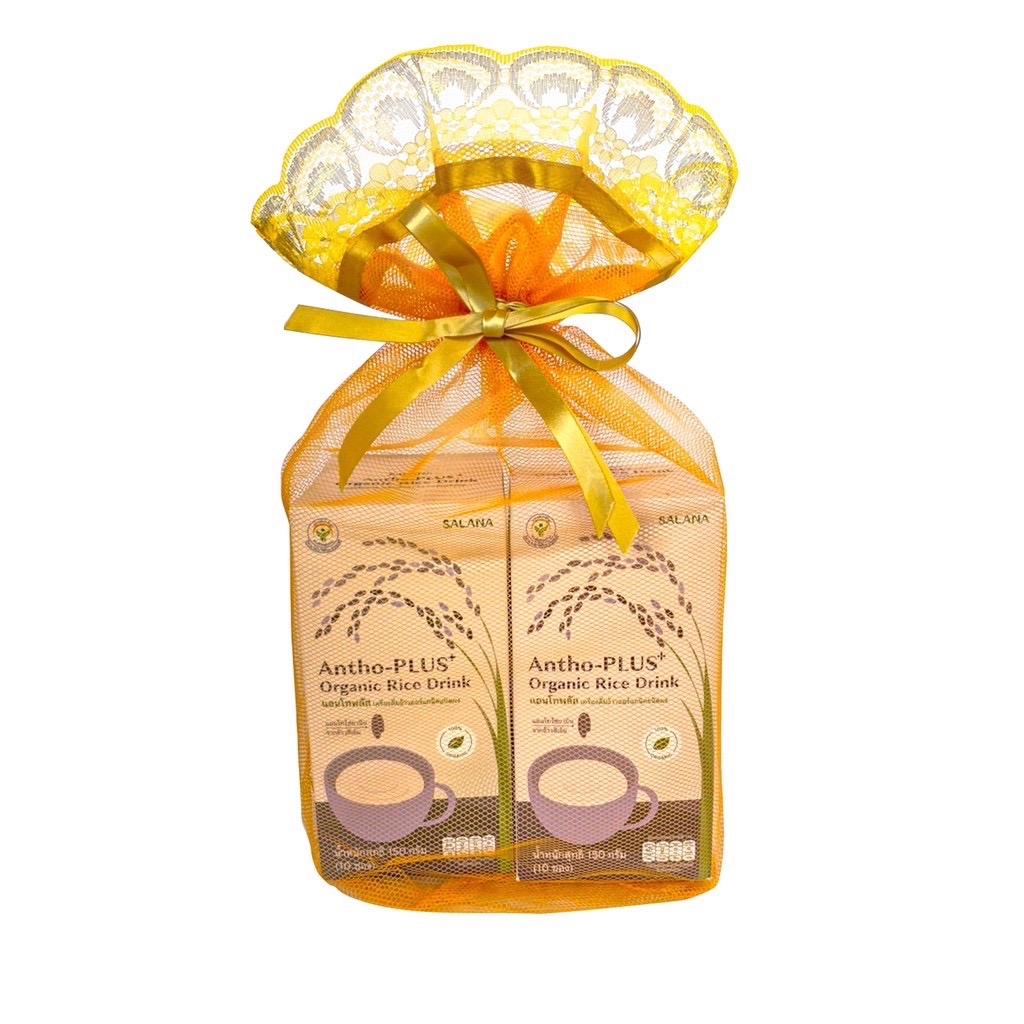  ชุดทำบุญ  น้ำข้าวแอนโทพลัส [10 ซอง x 2กล่อง]